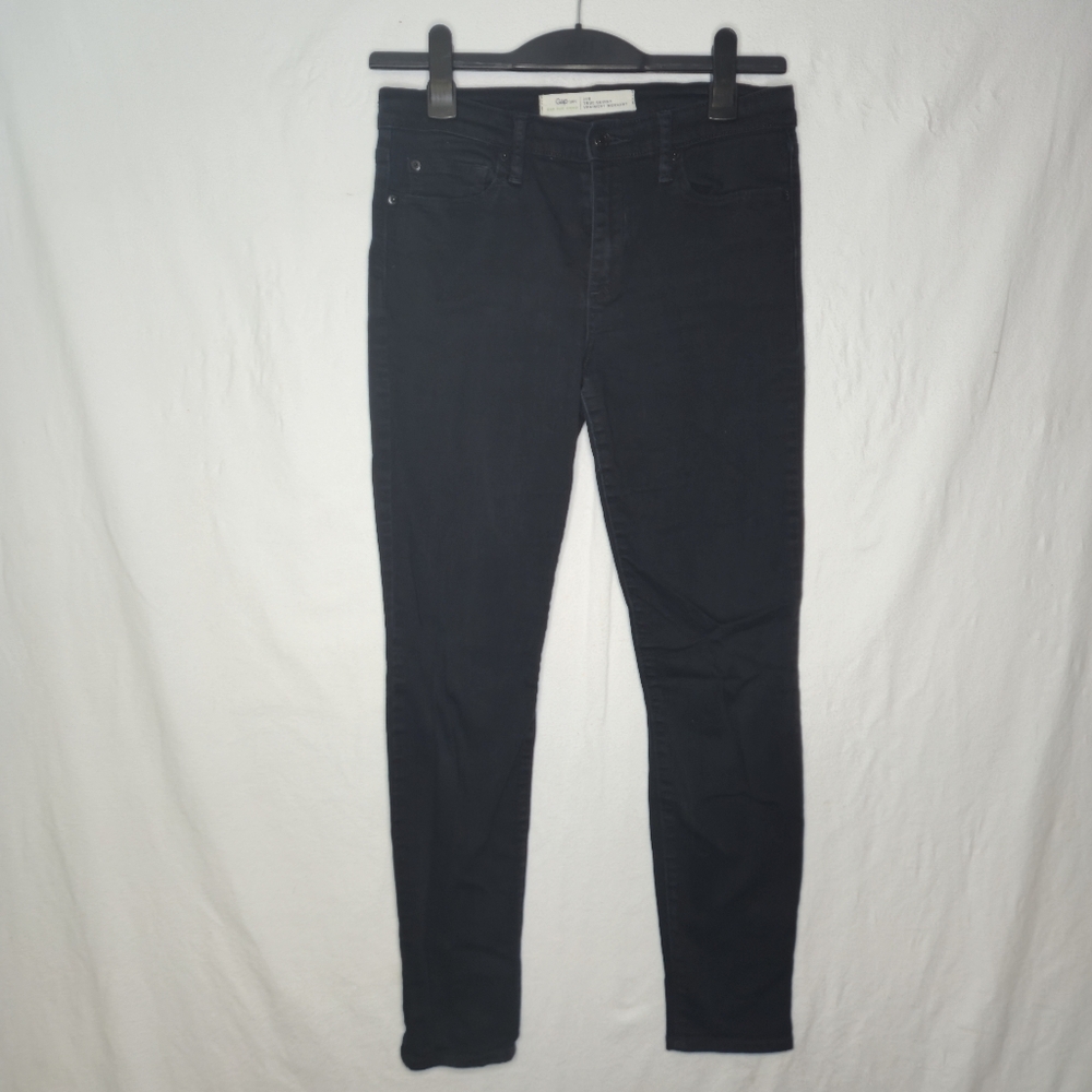 Gap 1969 Ladies True Skinny Black Jeans Size 29R